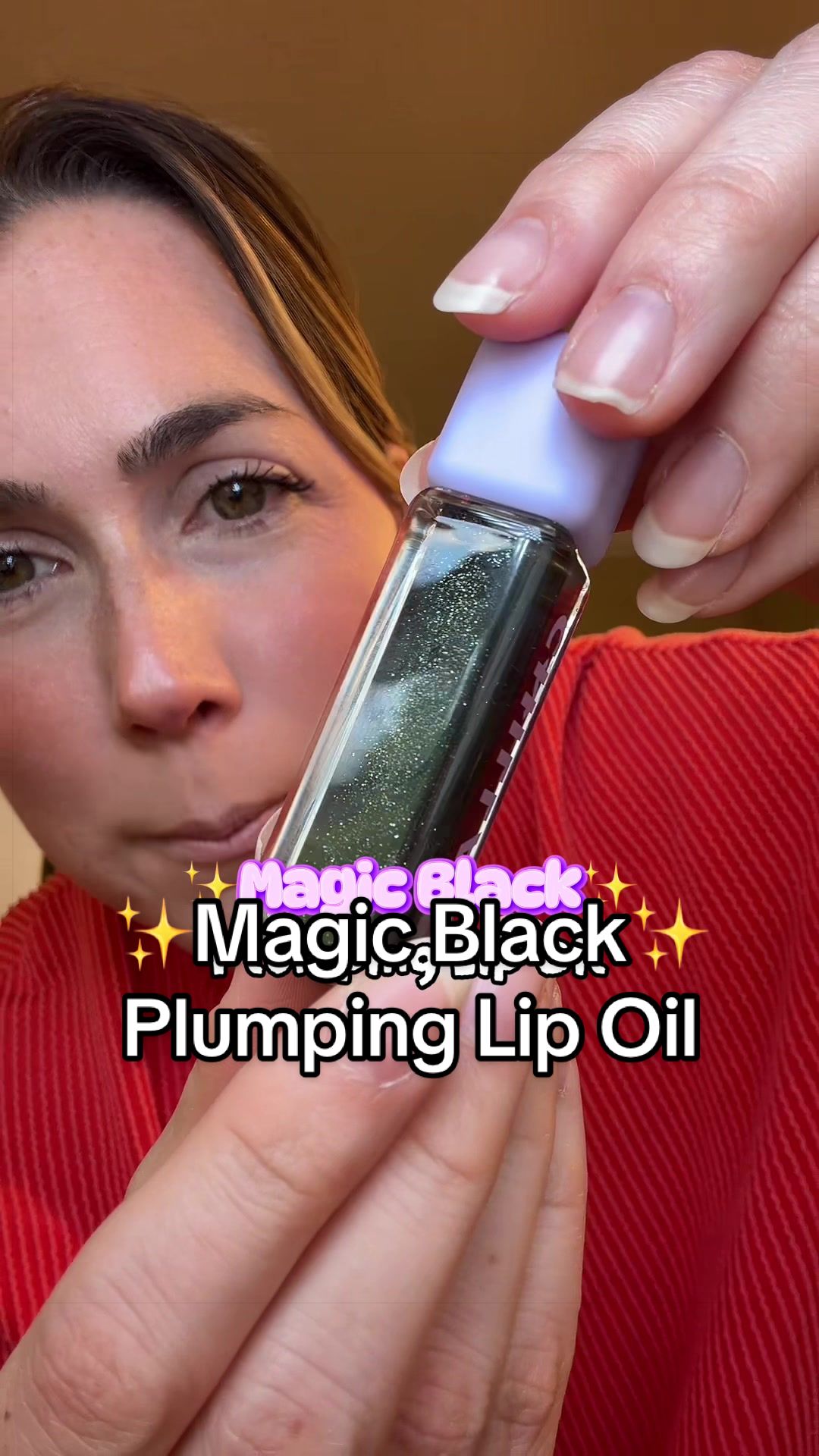 TikTok post by @jennah.samples for Chillab. Caption reads: [...] lip oil is so pretty! @CHILLAB USA....