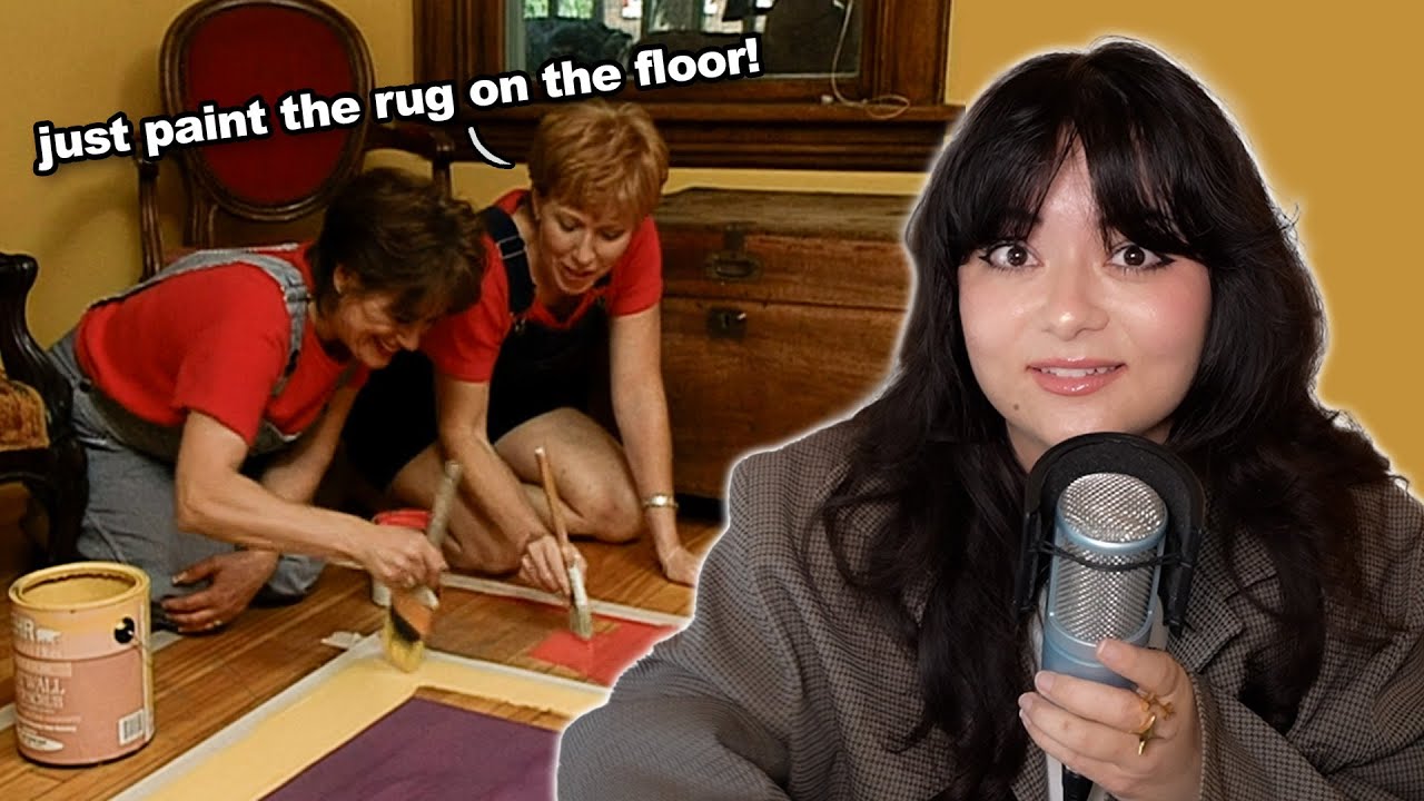 YouTube post by @itsgabibelle for Beyond Meat. Caption reads: The Worst Interior Design Show from the 90s.