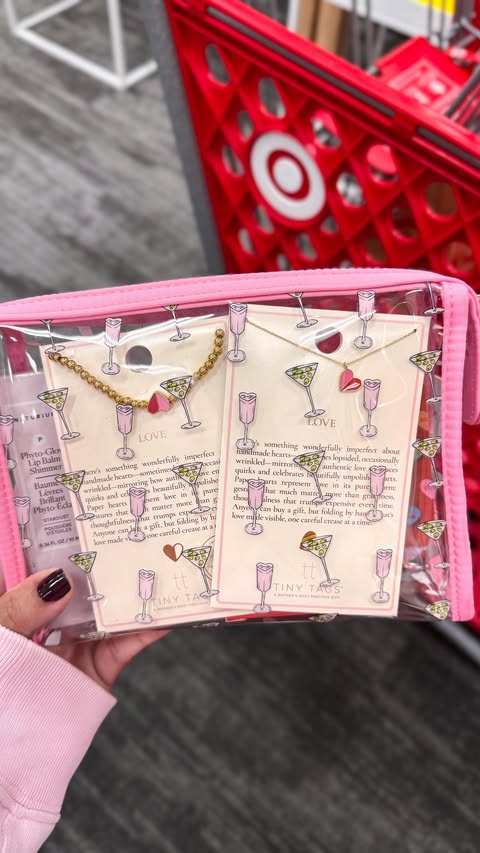 Instagram post by @targetiseverything for Tiny Tags. Caption reads: [...] the prettiest V-Day gifts at Target❤️....