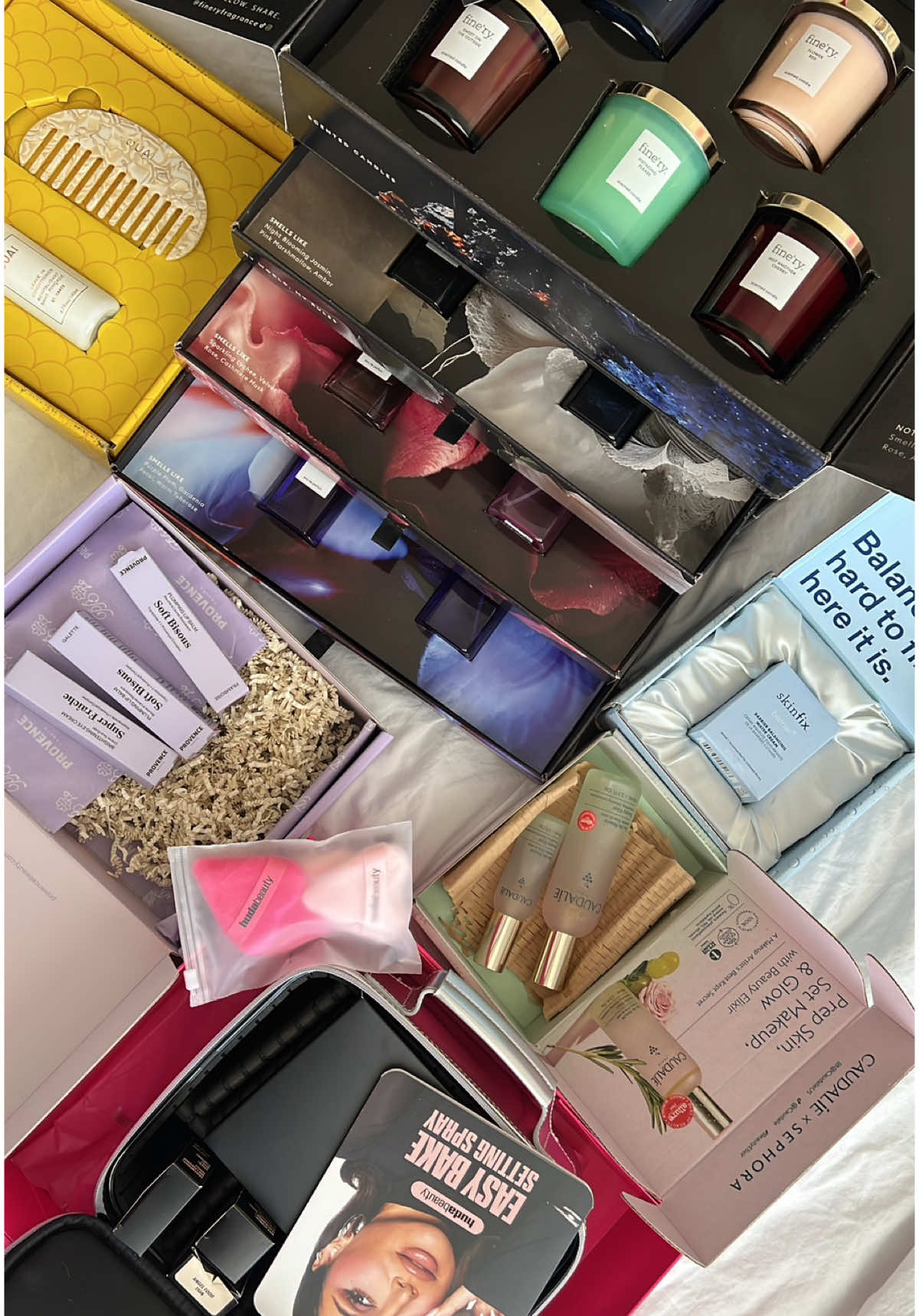 TikTok post by @bonjournicolette for OUAI. Caption reads: [...] #newlaunches #newreleases  @fine’ry. @THE....