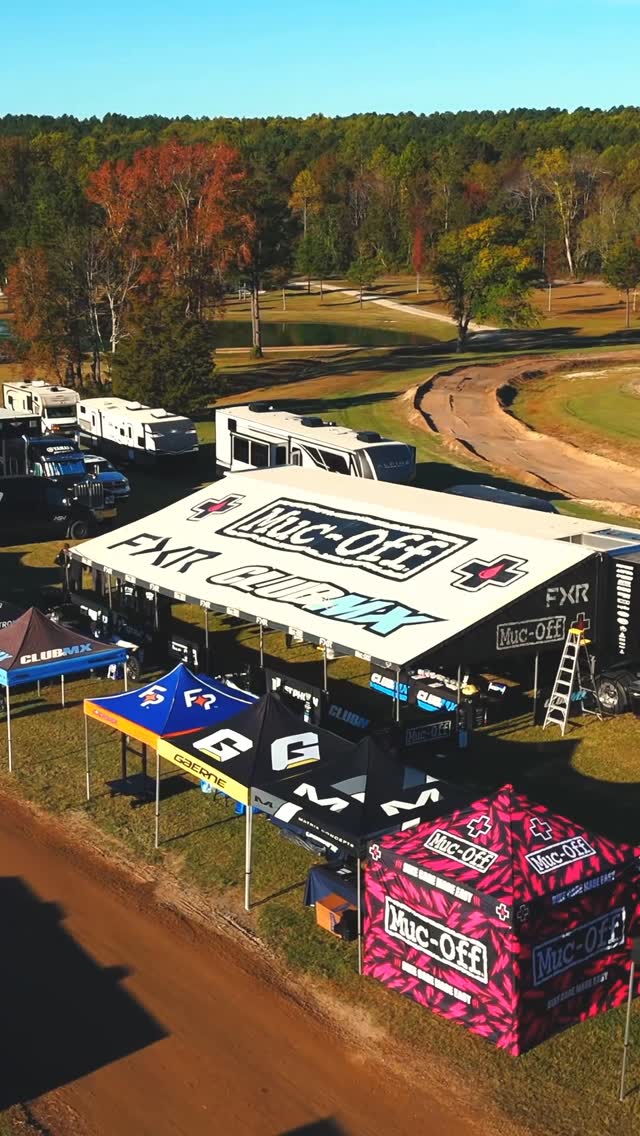 Instagram post by @clubmx for Muc-Off. Caption reads: A huge thank you to all of our sponsors/partners....