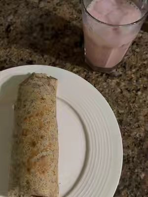TikTok post by @viv.stone for Milamend. Caption reads: [...] burrito 🌯 I started mixing my @Milamend....