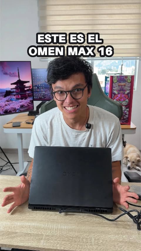 Instagram post by @menkian for HP. Caption reads: [...] interesantes! @hyperxlatam @intel.latam....