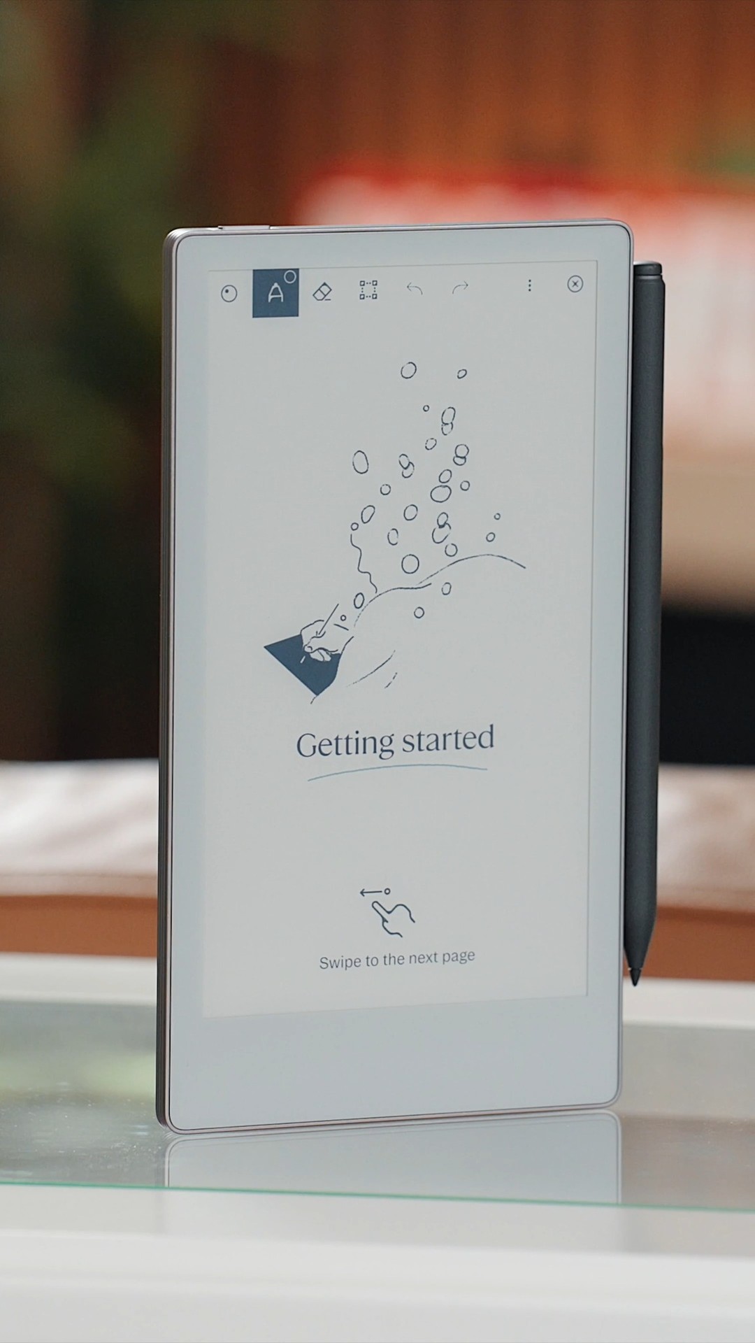 Instagram post by @thisisetv for reMarkable. Caption reads: Check reMarkable Paper Pro Move →....