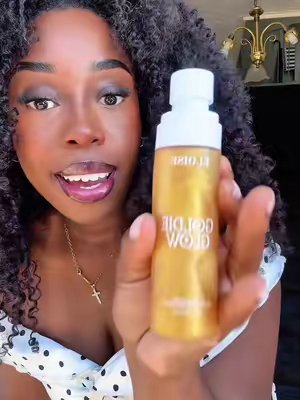 TikTok post by @kelechiceri1 for ELOISE BEAUTY. Caption reads: [...] and Lactic acid Glow body spray @Eloise....