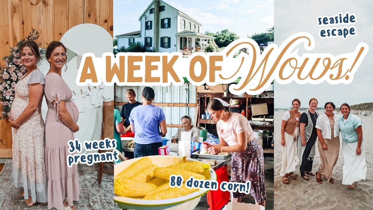 YouTube post by @MeganFoxUnlocked for AvantLink. Caption reads: This week was NOT NORMAL: huge Mennonite family....