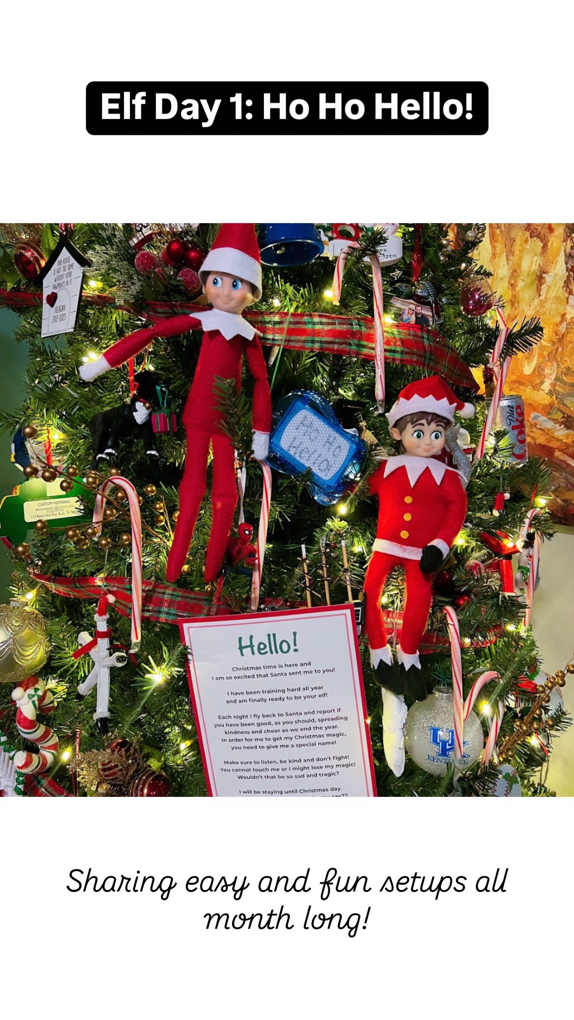 Instagram post by @be_there_in_a_prosecco for King of Christmas. Caption reads: Ho Ho Hello! The Elves are officially back in the....