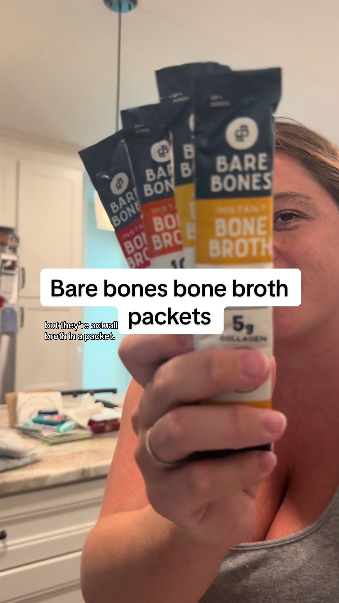 TikTok post by @megbeannn for Bare Bones. Caption reads: [...] for the first time in the hospital? @Bare....