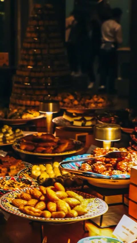 Instagram post by @dreamy_travelspots for 25hours Hotels. Caption reads: Ramadan nights in @25hourshoteldubai ✨ in Dubai....