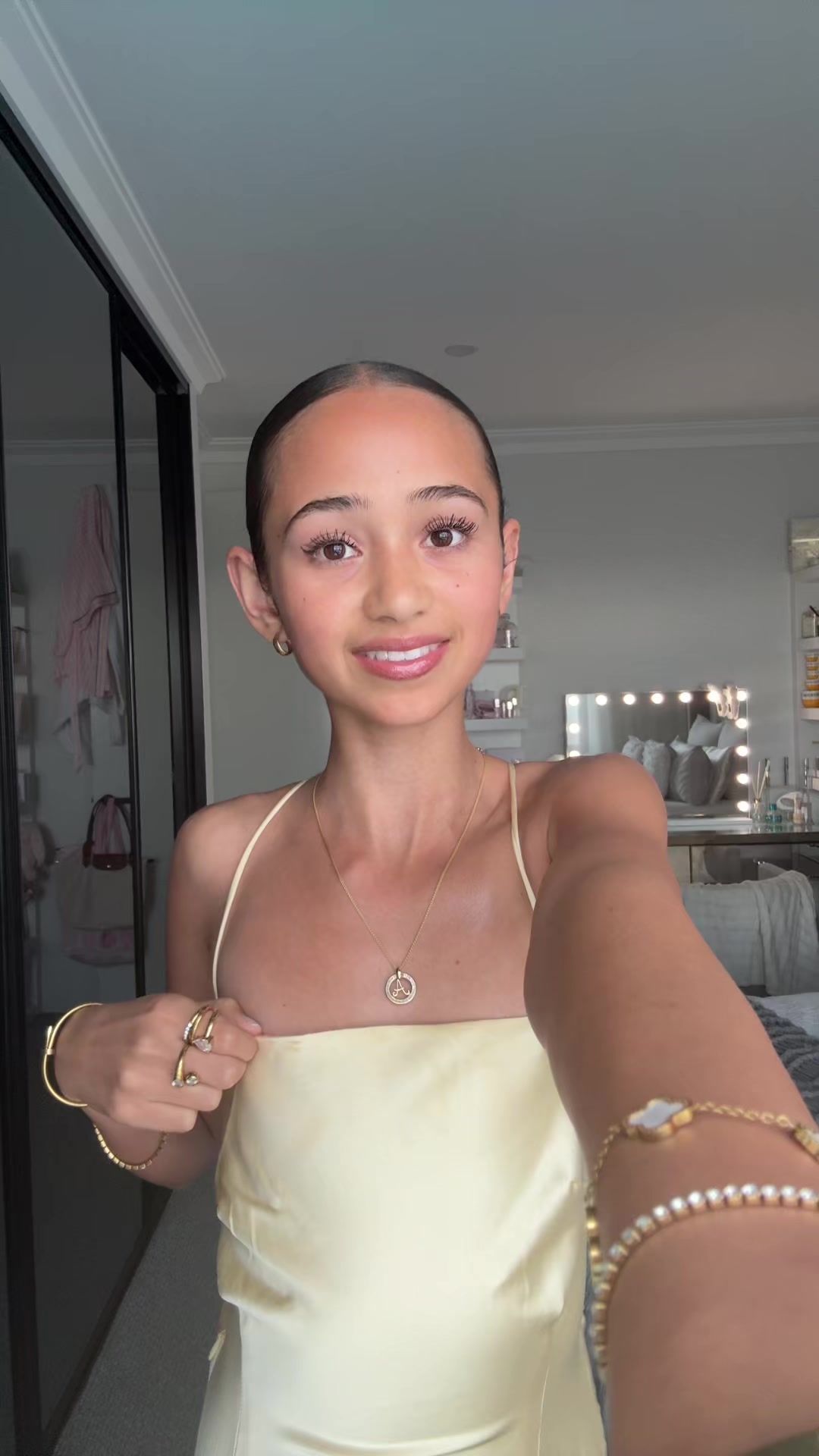 TikTok post by @vlogswleera for Beginning Boutique. Caption reads: You need one of these @Beginning Boutique dresses....