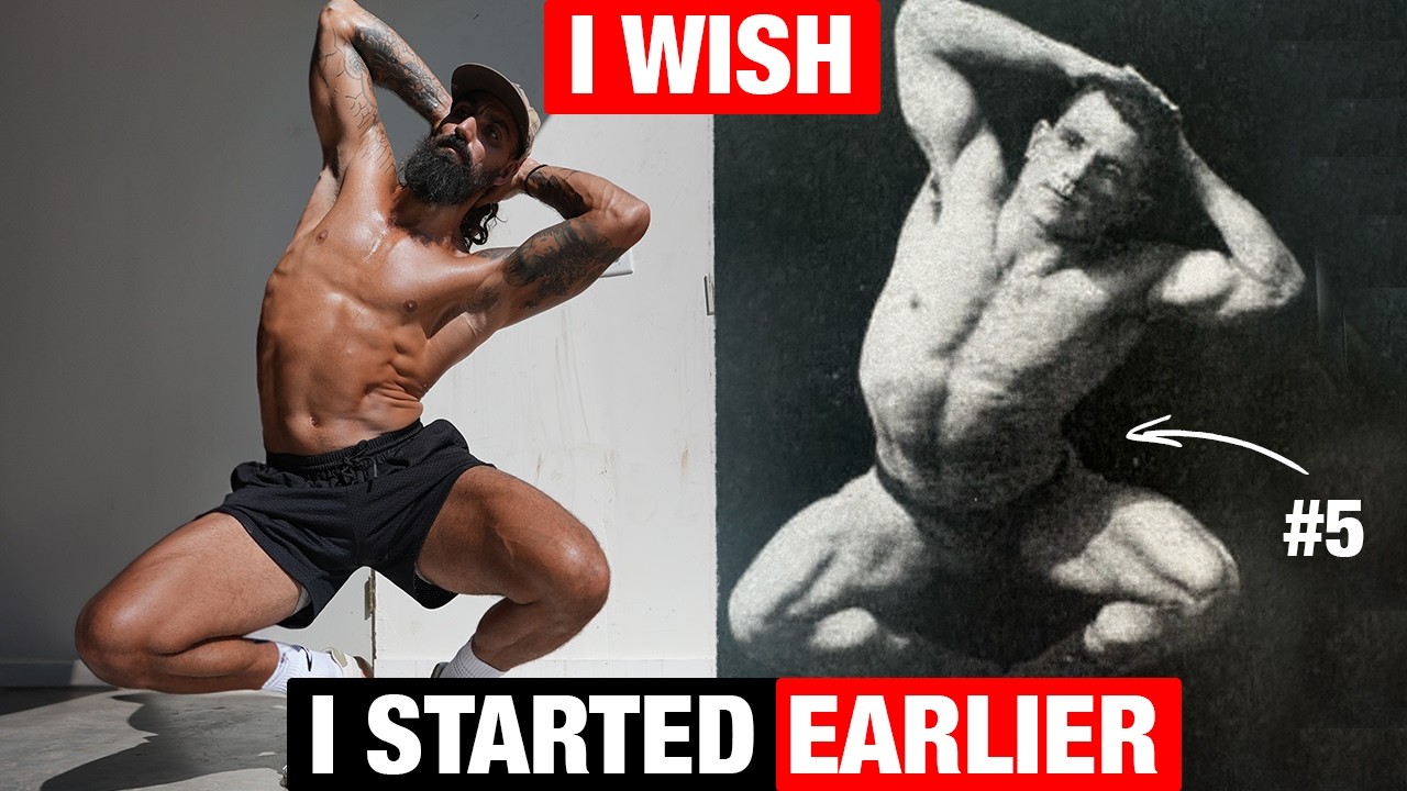 YouTube post by @Strengthside for VIVOBAREFOOT. Caption reads: These Ancient Exercises Transform the Human Body..