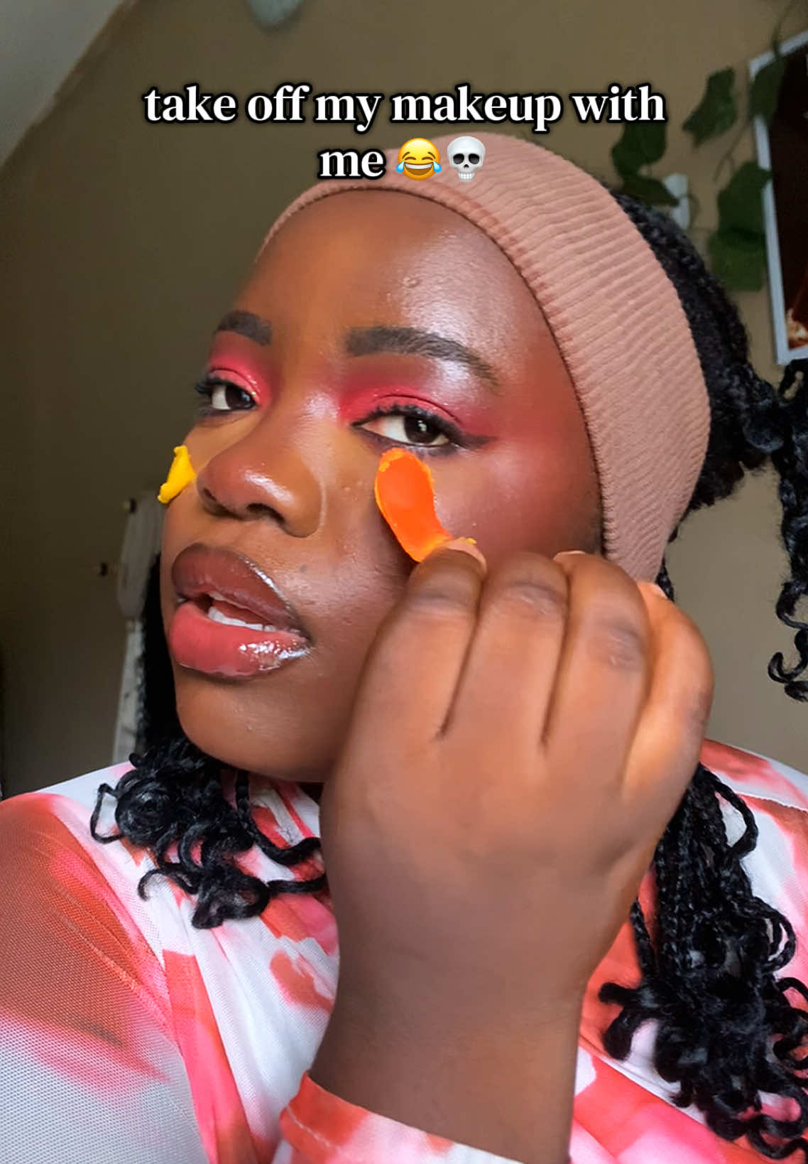 TikTok post by @ochanyaugc for APRILSKIN. Caption reads: [...] cleansing balm and cleanser from  @APRILSKIN....