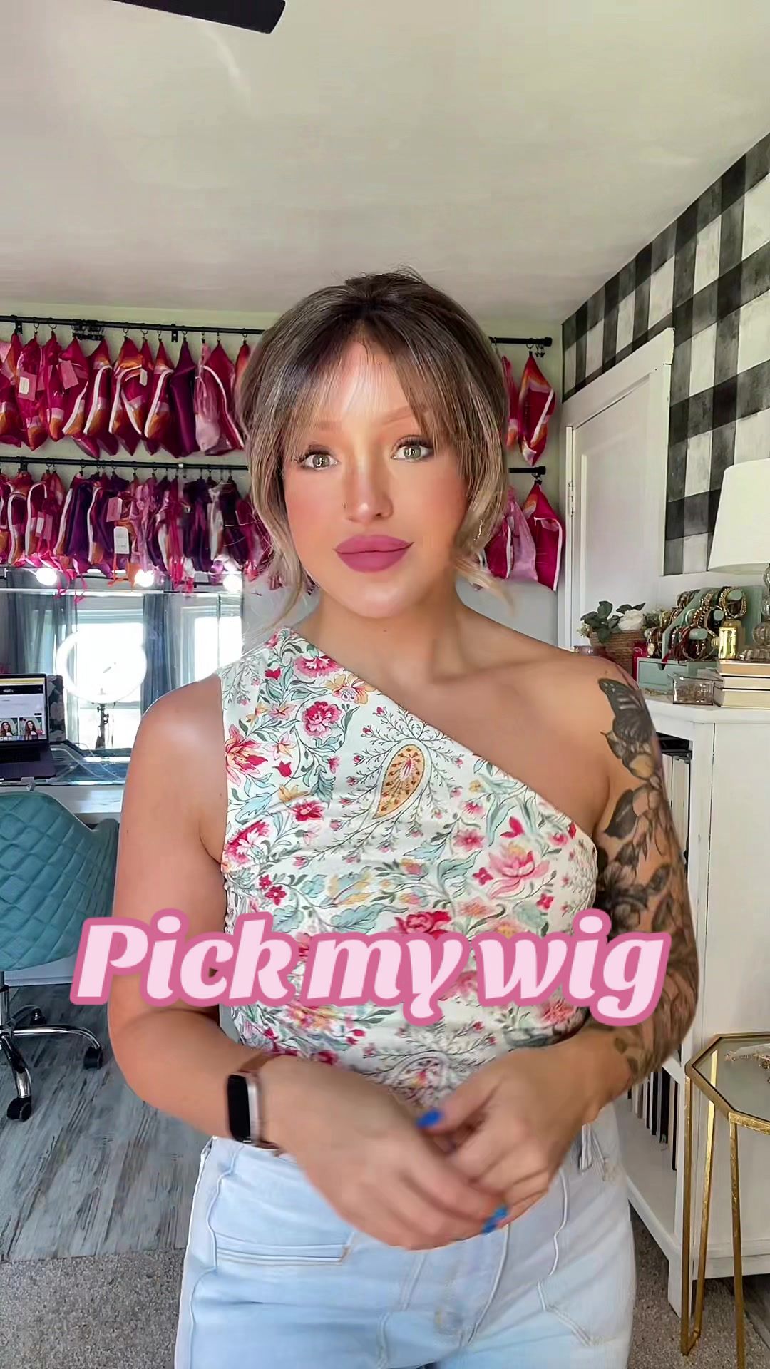 TikTok post by @nancysallee for Chelsey Smith Cosmetics. Caption reads: @Chelsey Smith Crowns #chelseysmithcrowns....