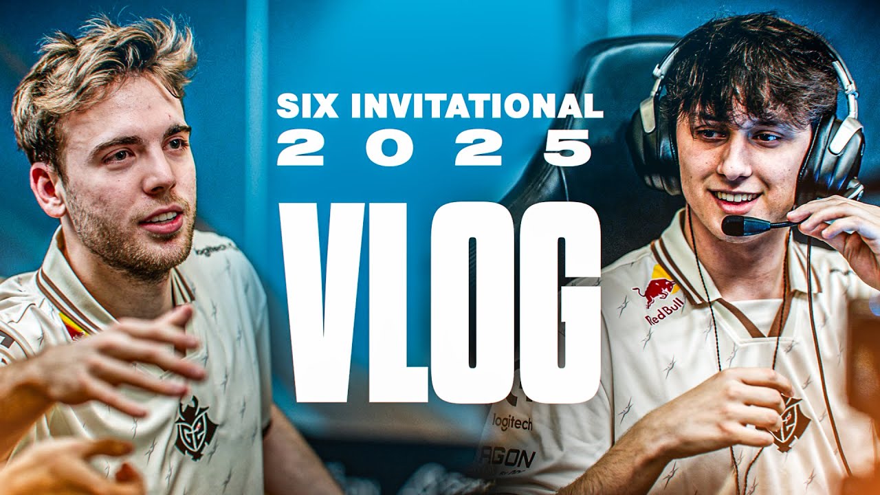 YouTube post by @G2RainbowSix for G2 Esports. Caption reads: [...] Twitter --------- Instagram ---- / g2esports....