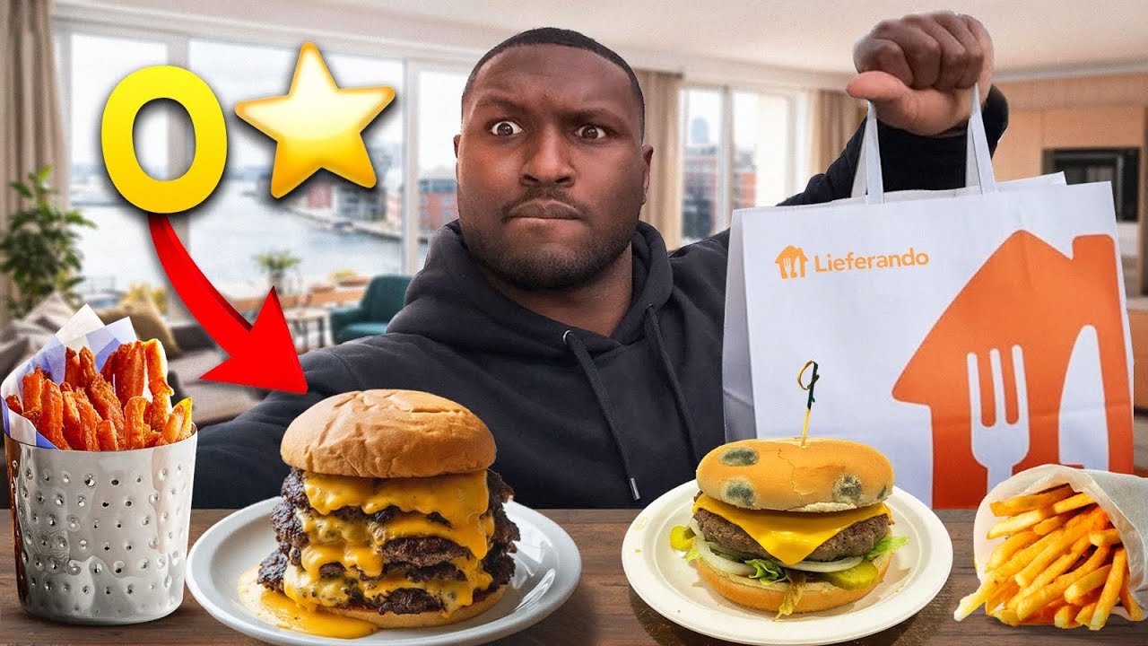 YouTube post by @Wingdodo for Prozis. Caption reads: Who can find the better 0-star restaurant? With....