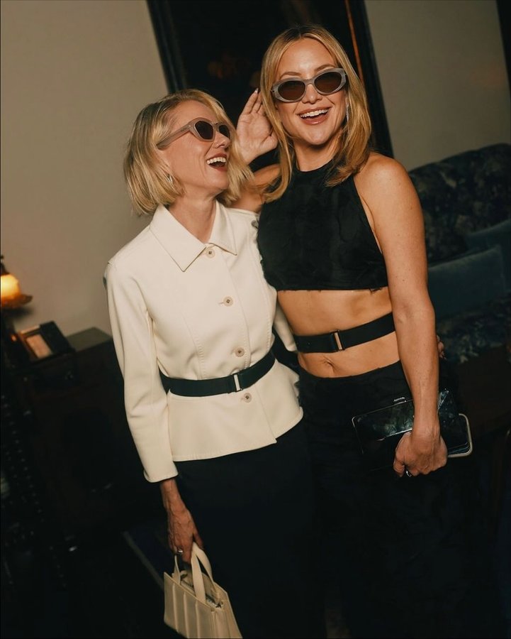 Instagram post by @naomiwatts for Marcolin. Caption reads: Sunglasses at night 😎

Thanks @maxmara and....