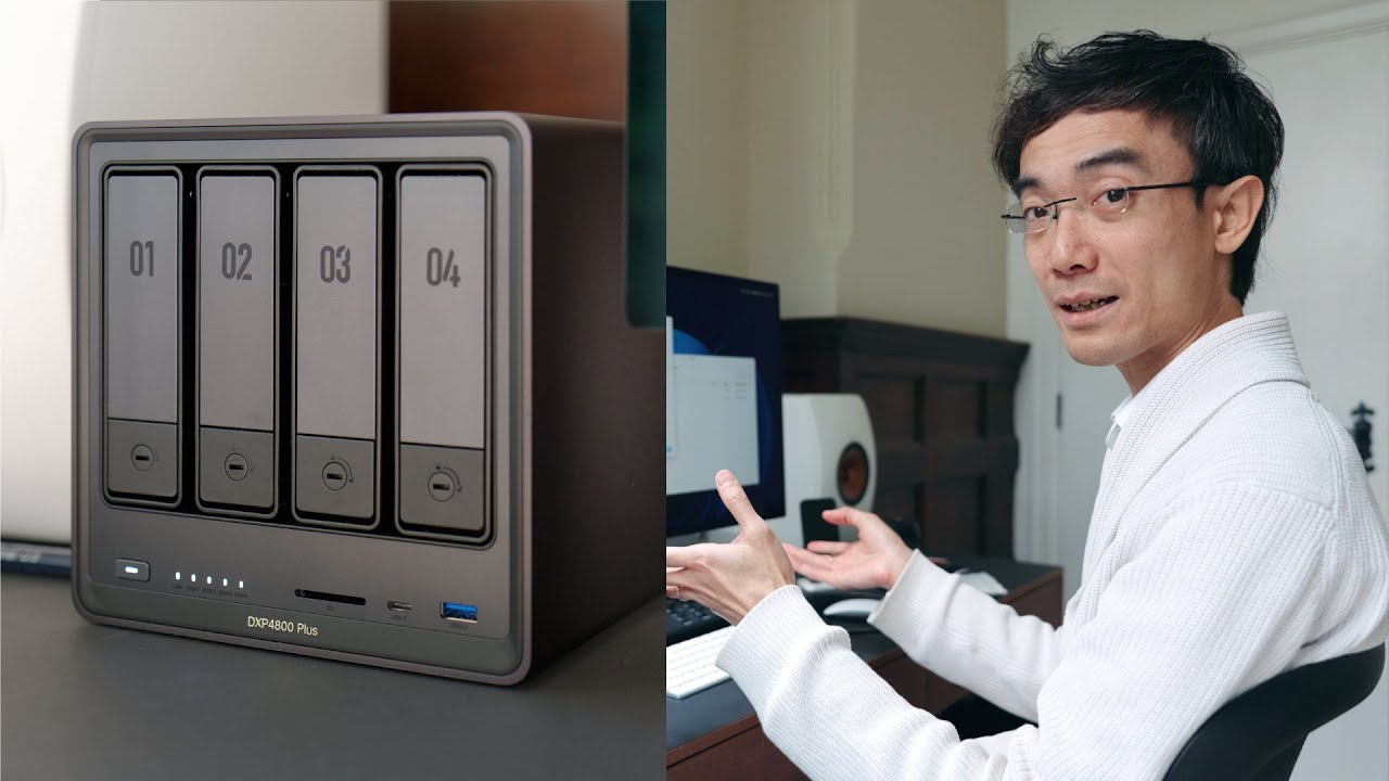 YouTube post by @TheLokCheung for FilmConvert. Caption reads: UGREEN NAS Complete Setup Walkthrough: Beginner....