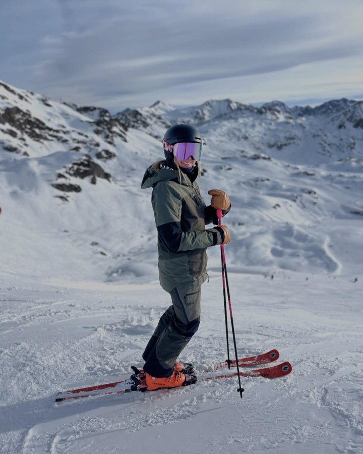 Instagram post by @twogirlswhoski for NAKED Optics. Caption reads: Already making plans for winter in my head....