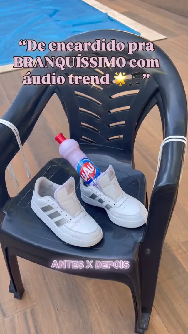 Instagram post by @by.meumundoblue for UAUIngleza. Caption reads: “Gentemm Socorro…olha esse 
  ANTES X....