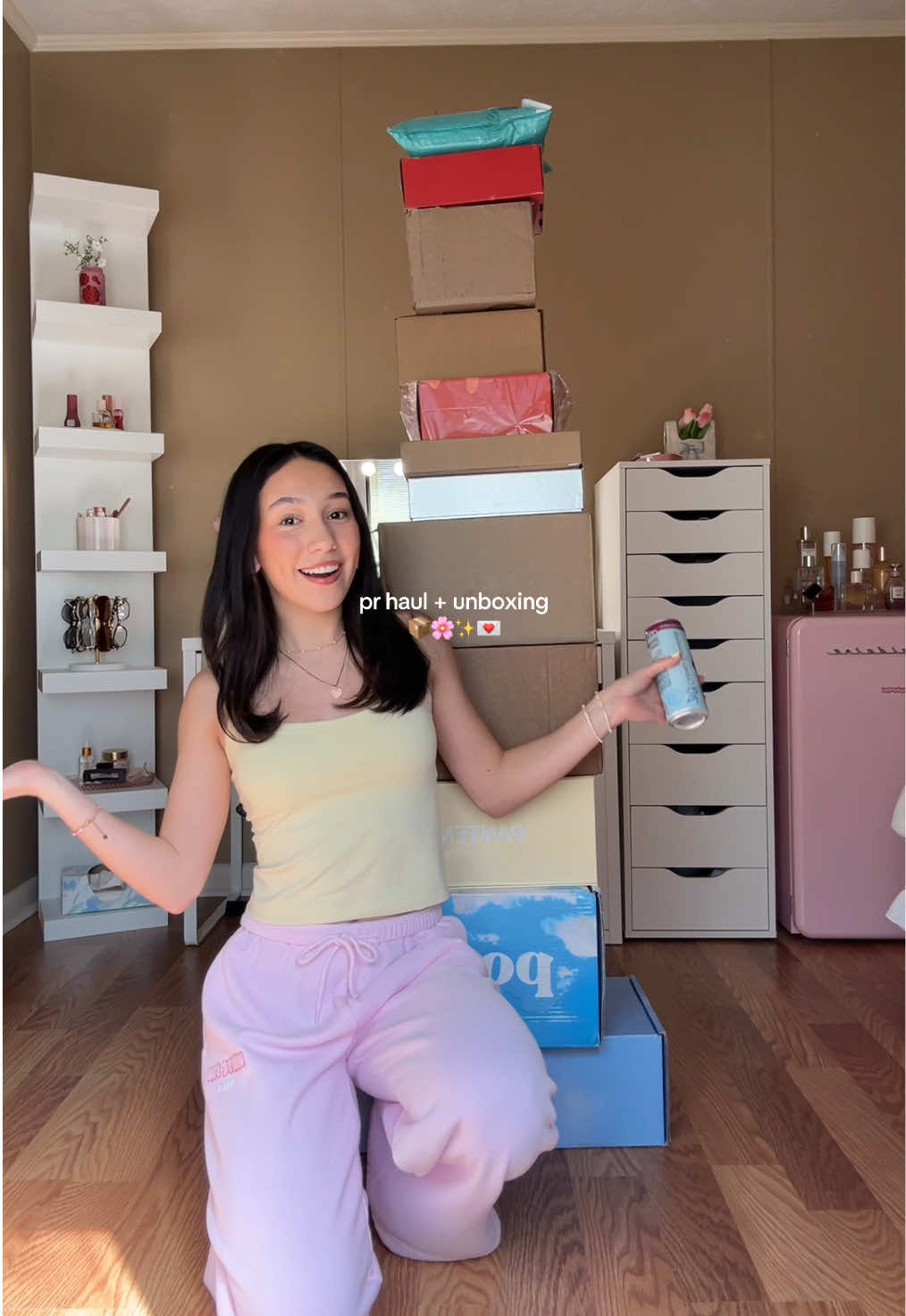 TikTok post by @marissatapiz for Hanhooskin. Caption reads: [...] @ClearlyCanadian @Kopari Beauty @Hanhooskin....