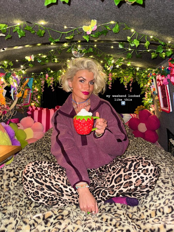 Instagram post by @homers_adventures_vanlife for Cotopaxi. Caption reads: Long runs? Ate. Waterfalls? Chased. Hot chocolate?....