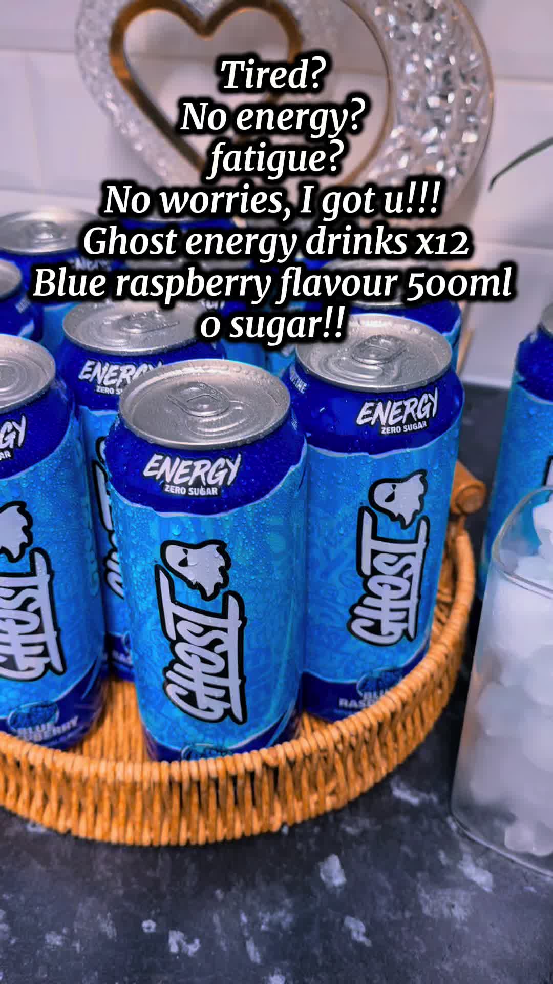 TikTok post by @daisy_60 for GHOST® Energy. Caption reads: [...] #tired #fyp #foryoupage❤️❤️ @ghostenergyuk.