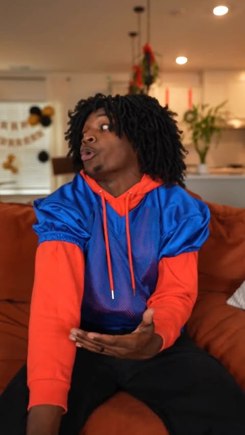 Instagram post by @theeblackbadger for DIRECTV. Caption reads: [...] their college football team on game day....