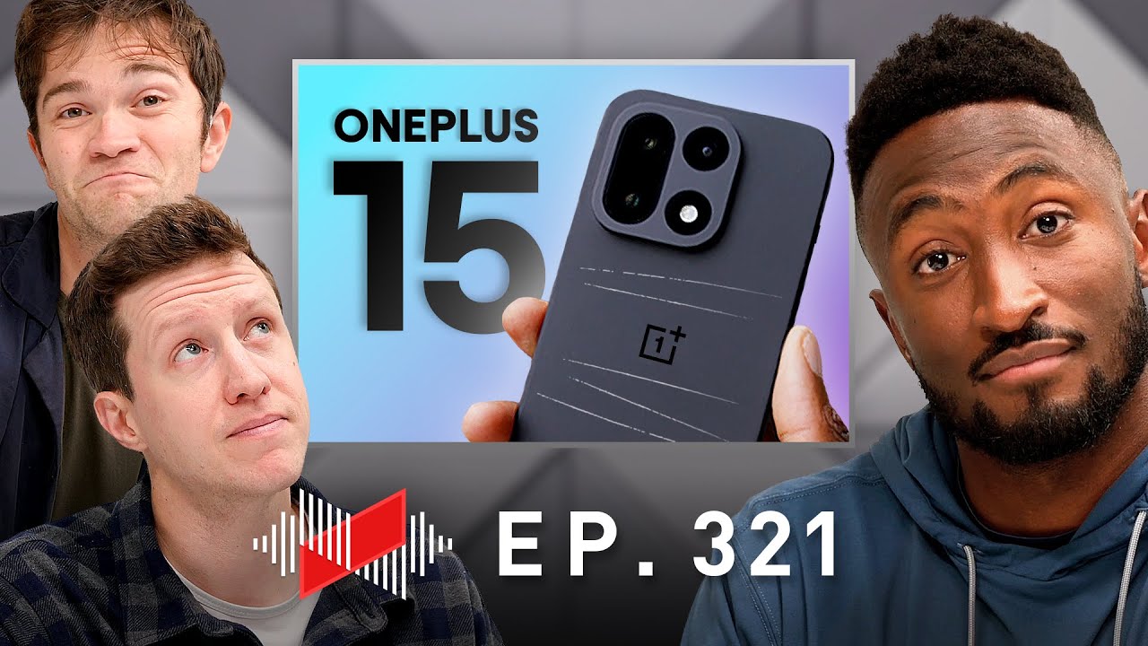 YouTube post by @Waveform for The Verge. Caption reads: The OnePlus 15 Has 1 Major Flaw....
