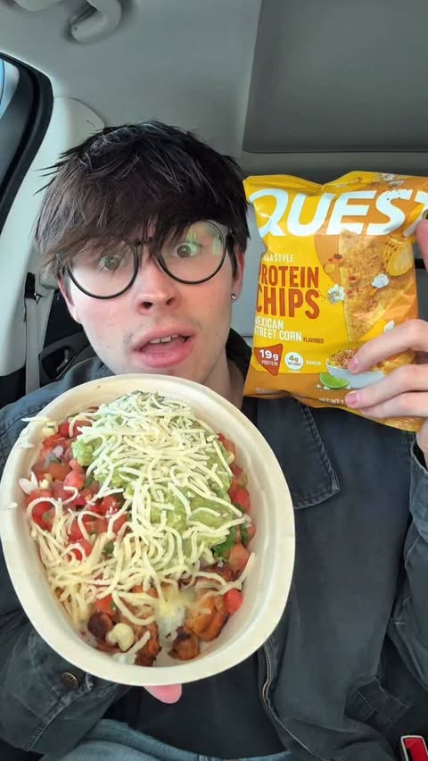 Instagram post by @caloriecarnage for Quest Nutrition. Caption reads: Let’s Eat A @questnutrition Walking Taco With....