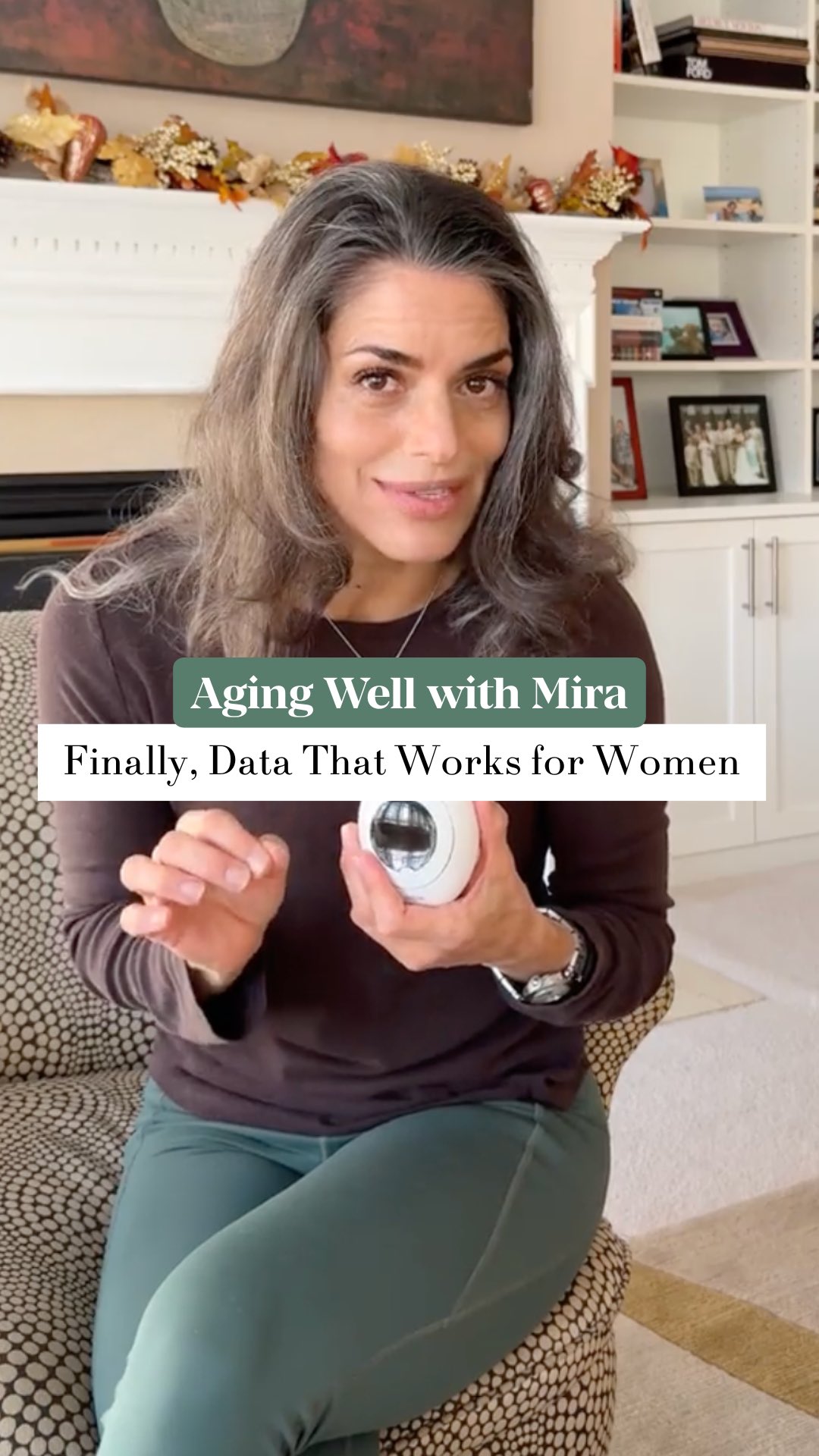 Instagram post by @silverhighlights1971 for Mira Fertility. Caption reads: Comment MIRA below and I’ll send you the link + my....