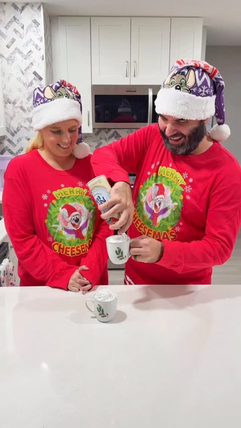 Instagram post by @winnereverytime for Chuck E. Cheese. Caption reads: Every year we have a huge list of Christmas....