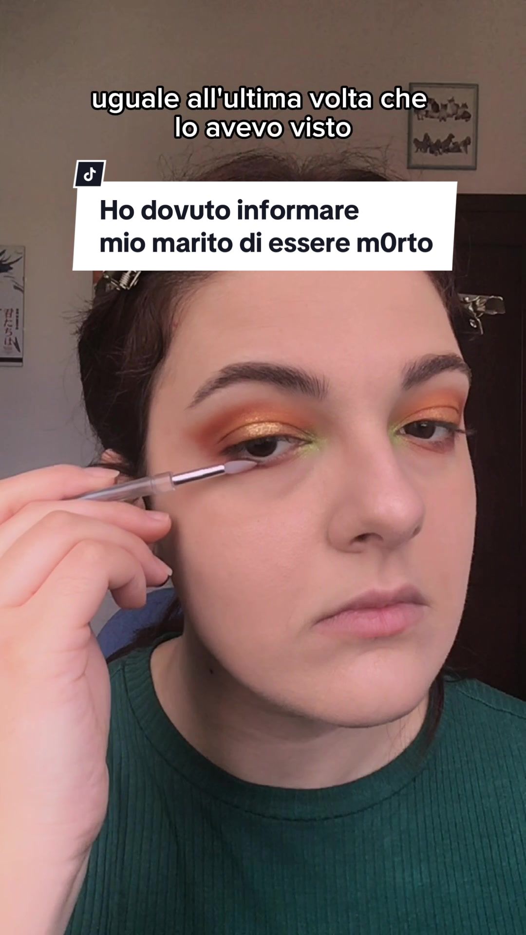 TikTok post by @invisibleocean for Astra Make-Up. Caption reads: Storia di Puzzlehead-Fix8642 16-color natural star....