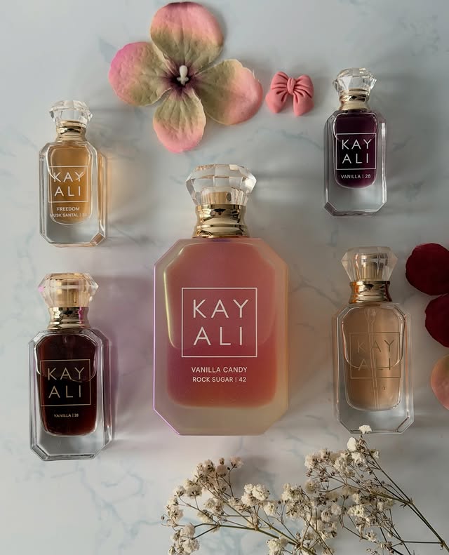 Instagram post by an influencer for Space NK. Caption reads: [...] perfumes are now available at Space NK AD....