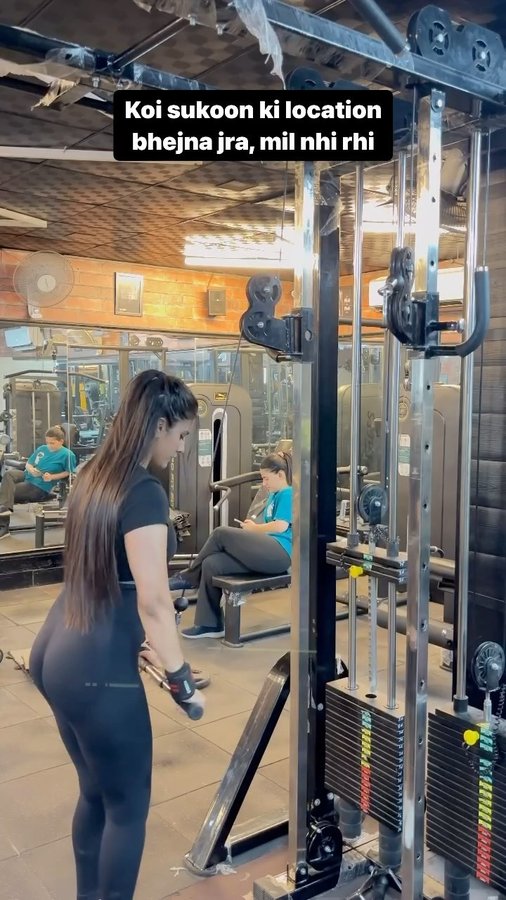 Instagram post by @nikita_sh22 for foodstrong. Caption reads: Using @foodstrong.co protein in almond chocolate....