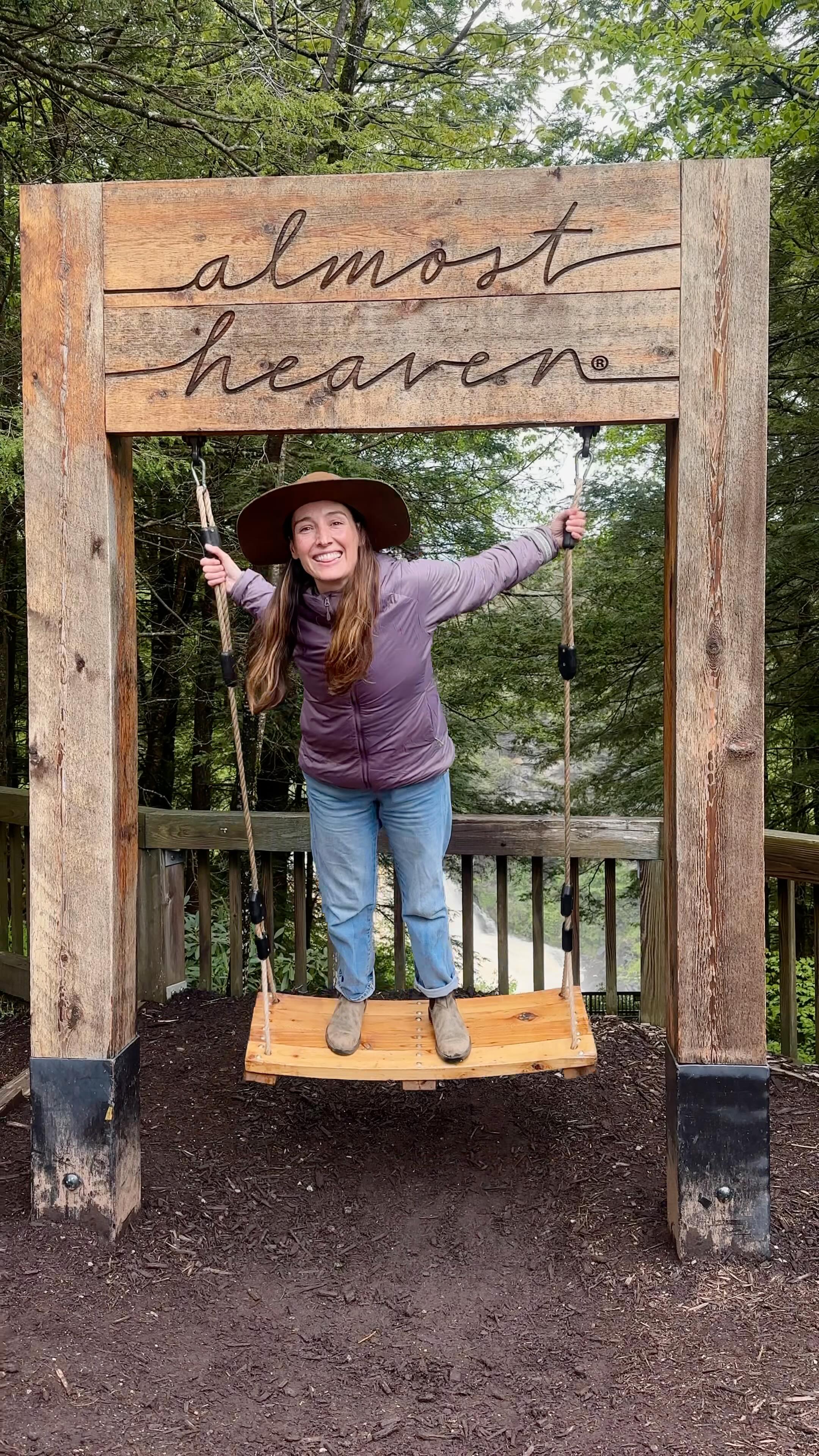 Instagram post by an influencer for West Virginia Tourism. Caption reads: Did you know that Canaan Valley in West Virginia....