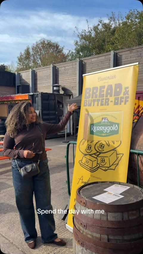 Instagram post by @frankieparker__ for Kerrygold. Caption reads: [...] and Butter off! #spendthedaywithme....