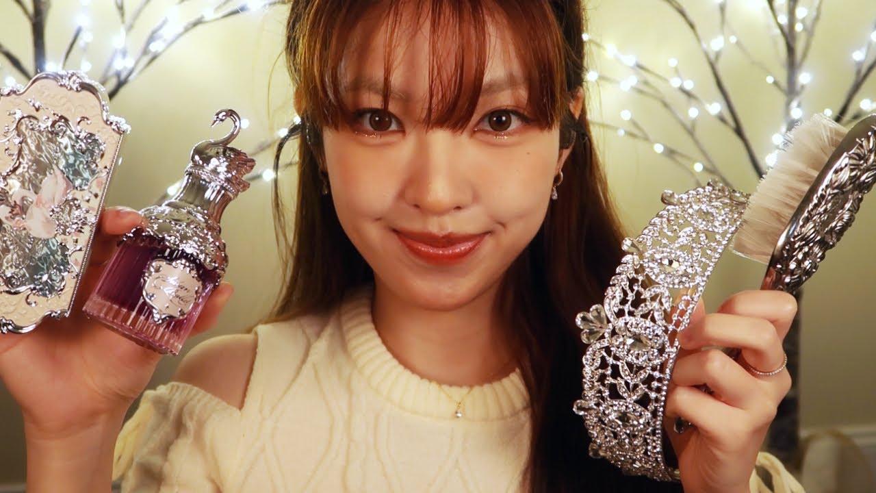 YouTube post by @plainvanillabeanasmr for ana luisa. Caption reads: ASMR | Giving You a Winter Princess Pamper ❄️✨....