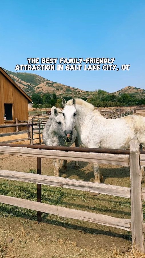 Instagram post by @huda.explores for Visit Utah. Caption reads: This is the Place Heritage Park is such a....