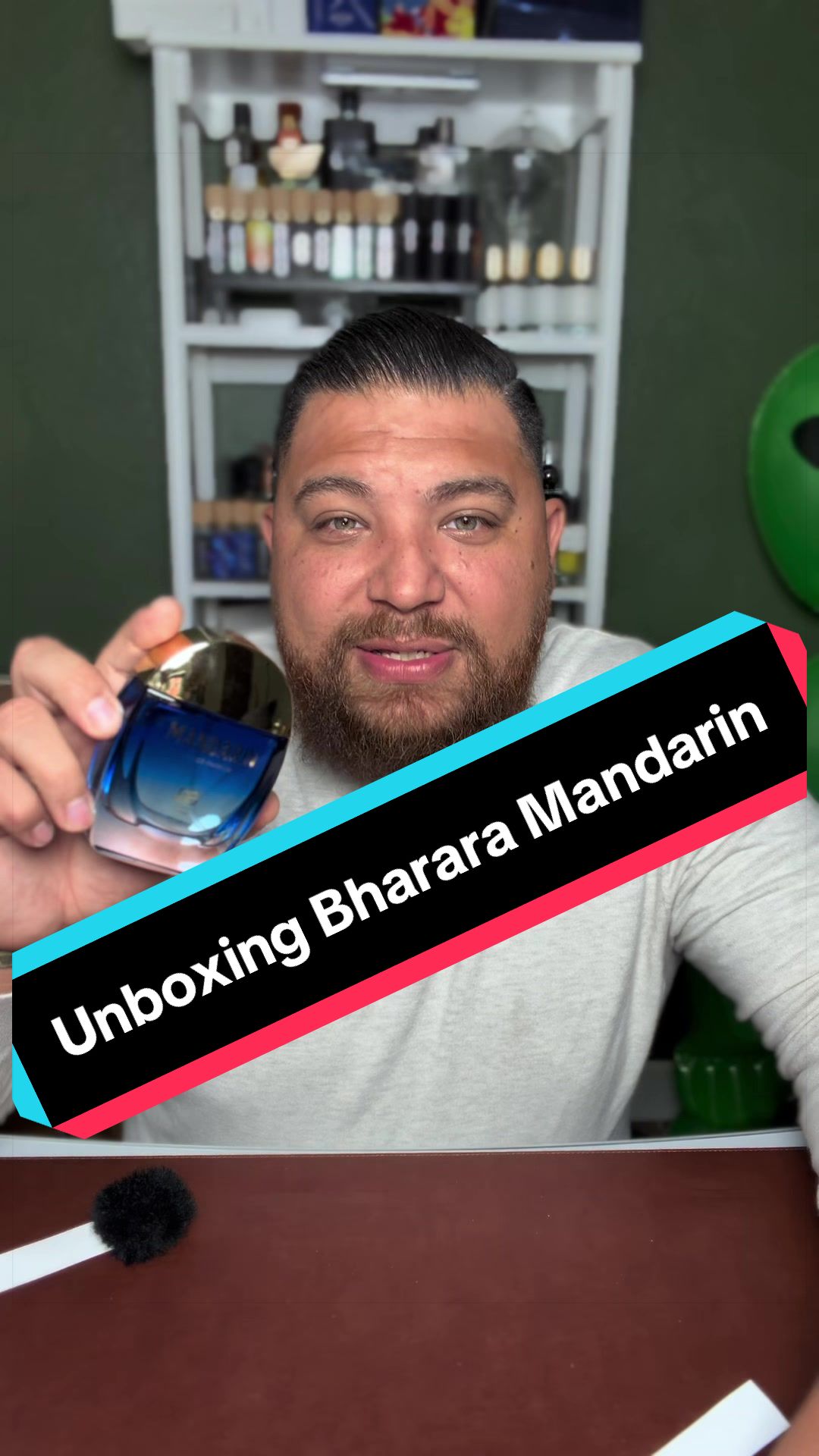 TikTok post by @geo335st for Bharara Beauty. Caption reads: [...] Bharara Mandarin inspired by @Bharara Beauty....