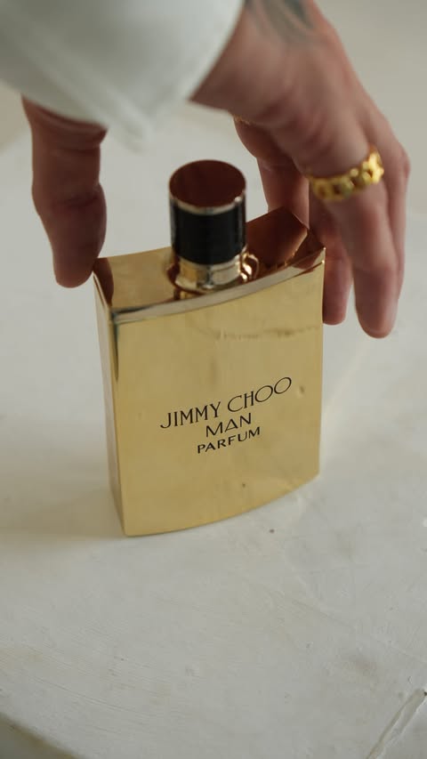 Instagram post by @iamjoshcarroll for Jimmy Choo. Caption reads: a fragrance that sets the tone. @jimmychoo Man....
