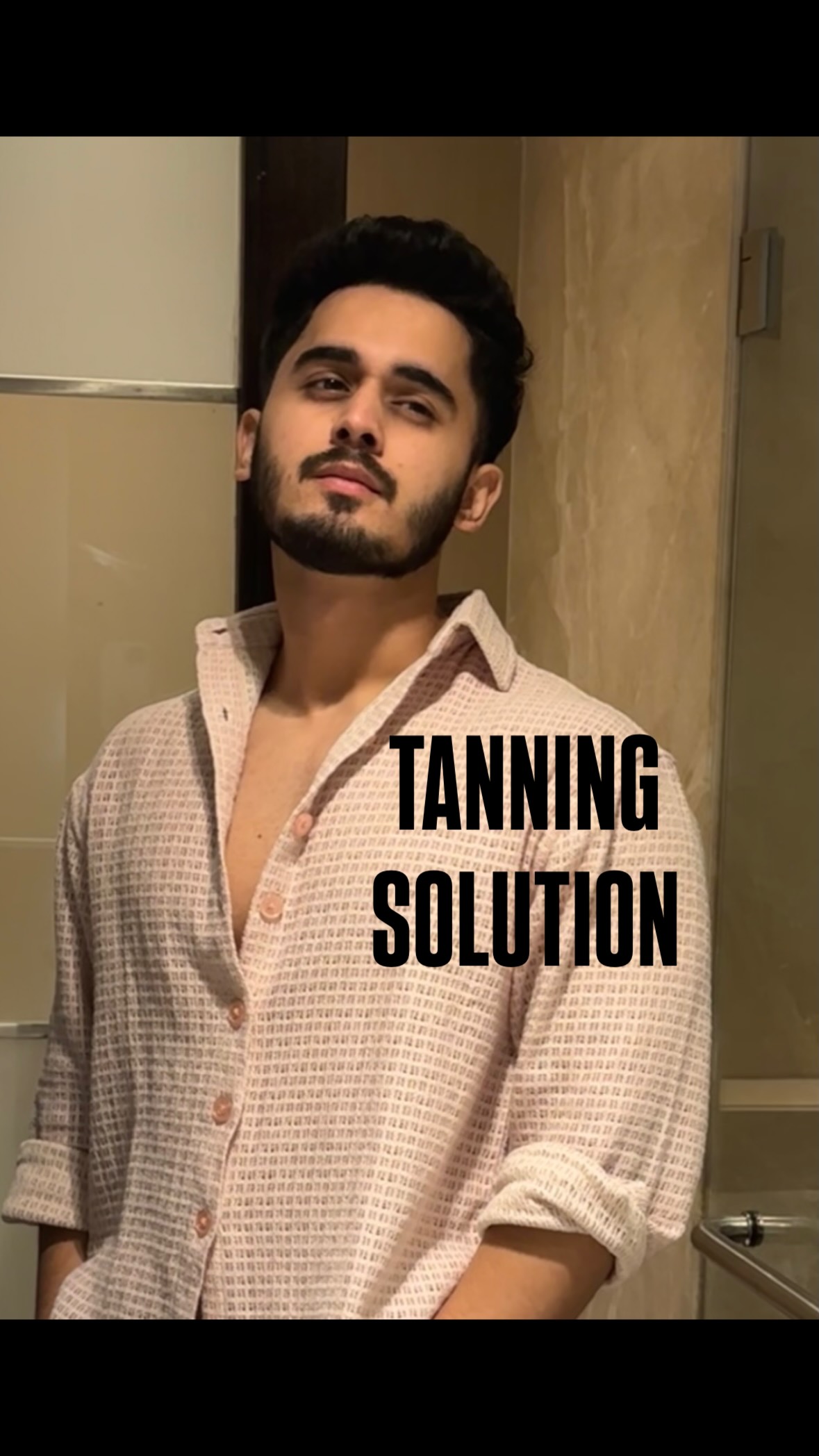 Instagram post by @garv_bhargav for GHAR SOAPS. Caption reads: Can’t get rid of that tan no matter what you try?....