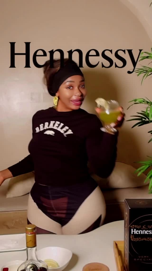 Instagram post by @liquorose for Hennessy. Caption reads: Had fun making this Margarita cocktail 🍹....