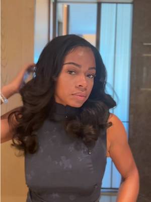 TikTok post by @latoyarena for Tinashe Hair. Caption reads: @TINASHE 😍😍😍#halfwig #wiginstall #wig....