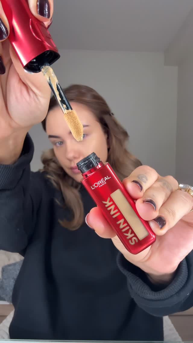 Instagram post by @ada_nelke for L'Oréal Paris. Caption reads: [...] puudrit ja setting sprayd. L'oréal Paris uus....