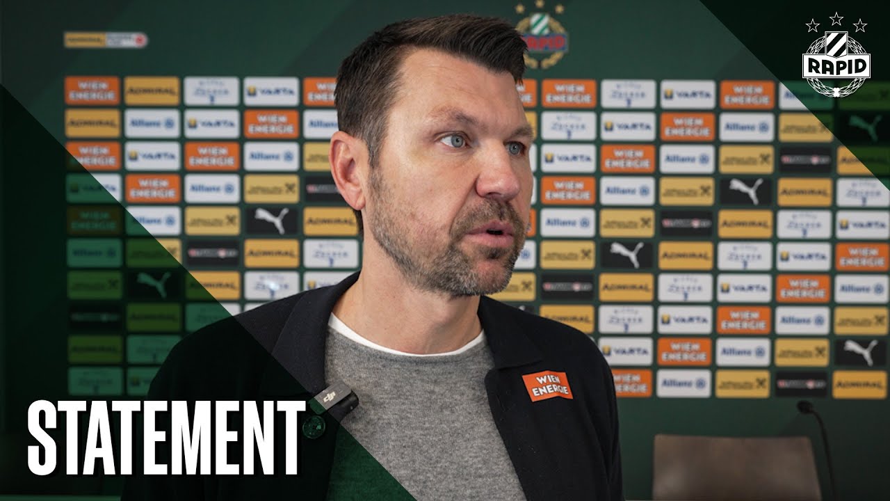 YouTube post by @skrapidtv for Sk Rapid. Caption reads: [...]....