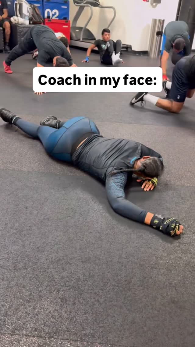 Instagram post by @tjusttrains for Hayabusa Fightwear. Caption reads: 🥹❤️ @undergroundlabfc

Boxing gear sponsored by....