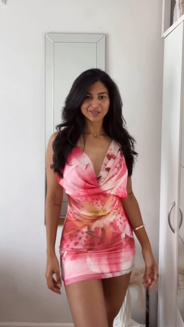 Instagram post by @thilini.hewa for Rebellious Fashion. Caption reads: | Color your sunny days with this stunning floral....