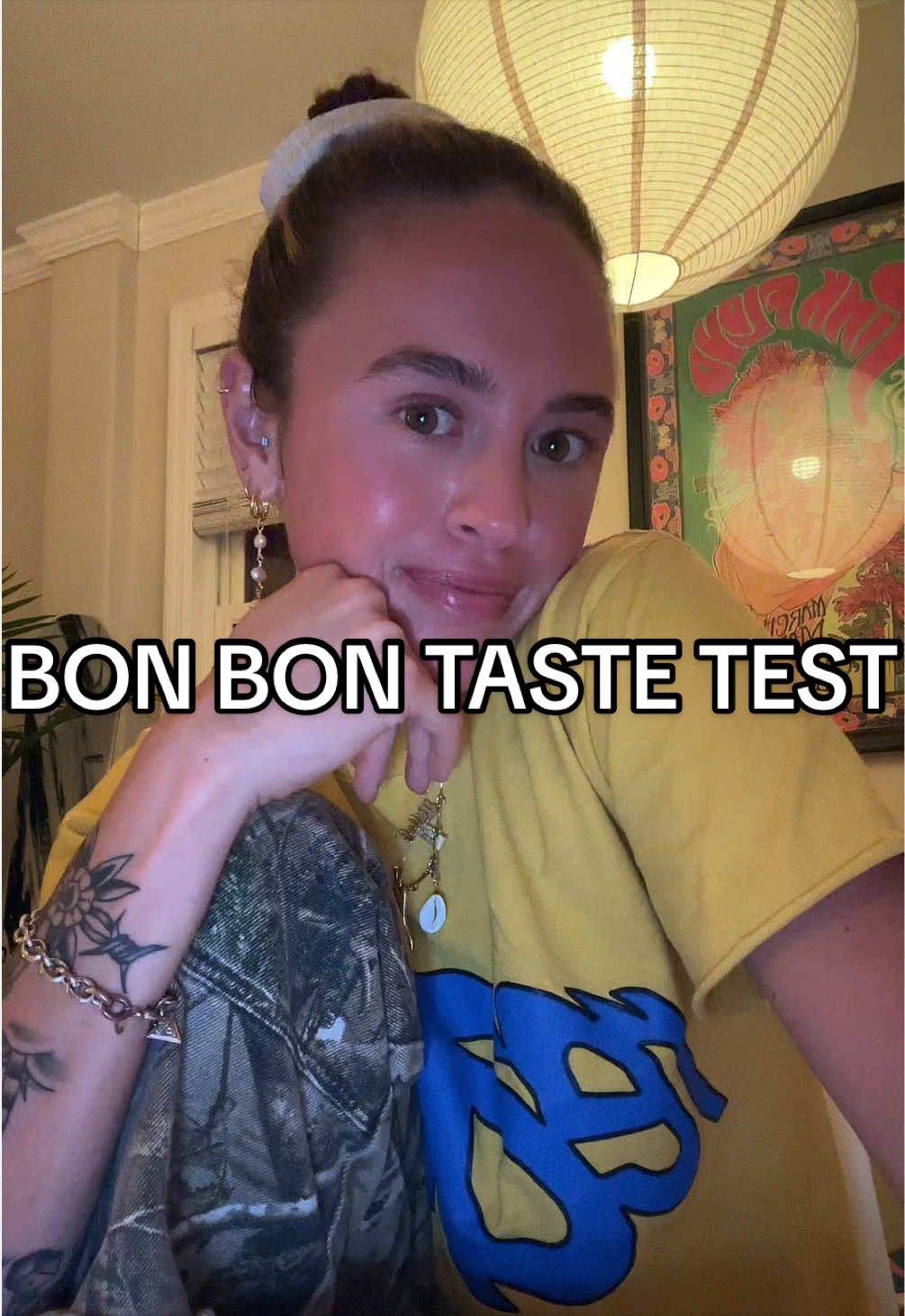TikTok post by @riwhey_orthehighway for BonBon NYC. Caption reads: Let’s try some Swedish candy from @BonBon - A....