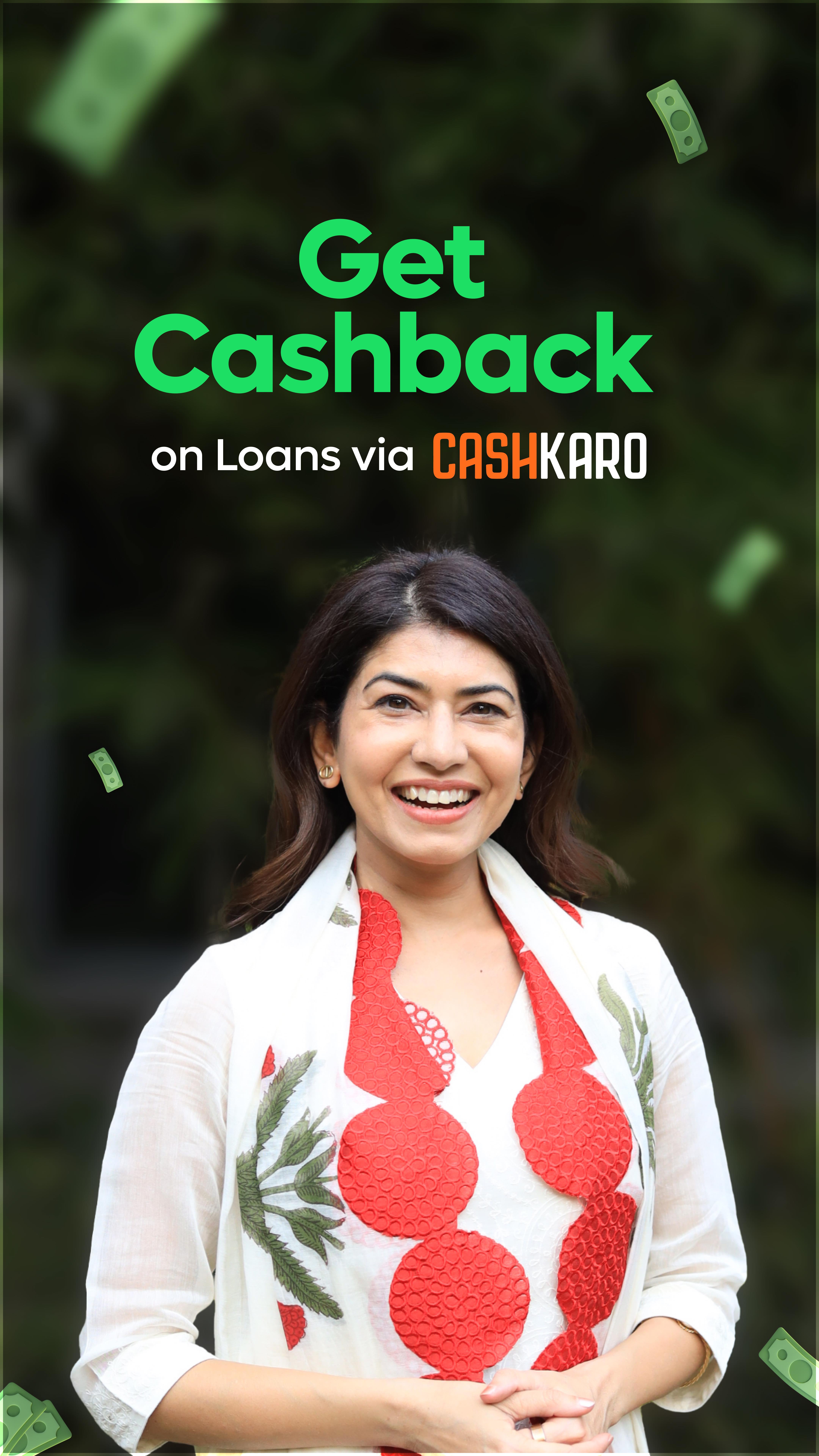 Instagram post by @swatidb for HDFC Bank. Caption reads: Loans that actually pay you back!
Get cash back....