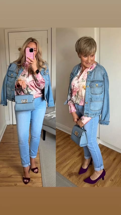 Instagram post by @laurenegerton for Carraig Donn. Caption reads: Mammy is styling both of us today ☺️🫶🏼 and as....